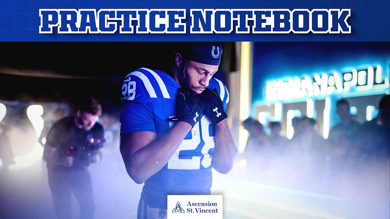 Practice Notebook: Jonathan Taylor, Colts sticking to process amid ...