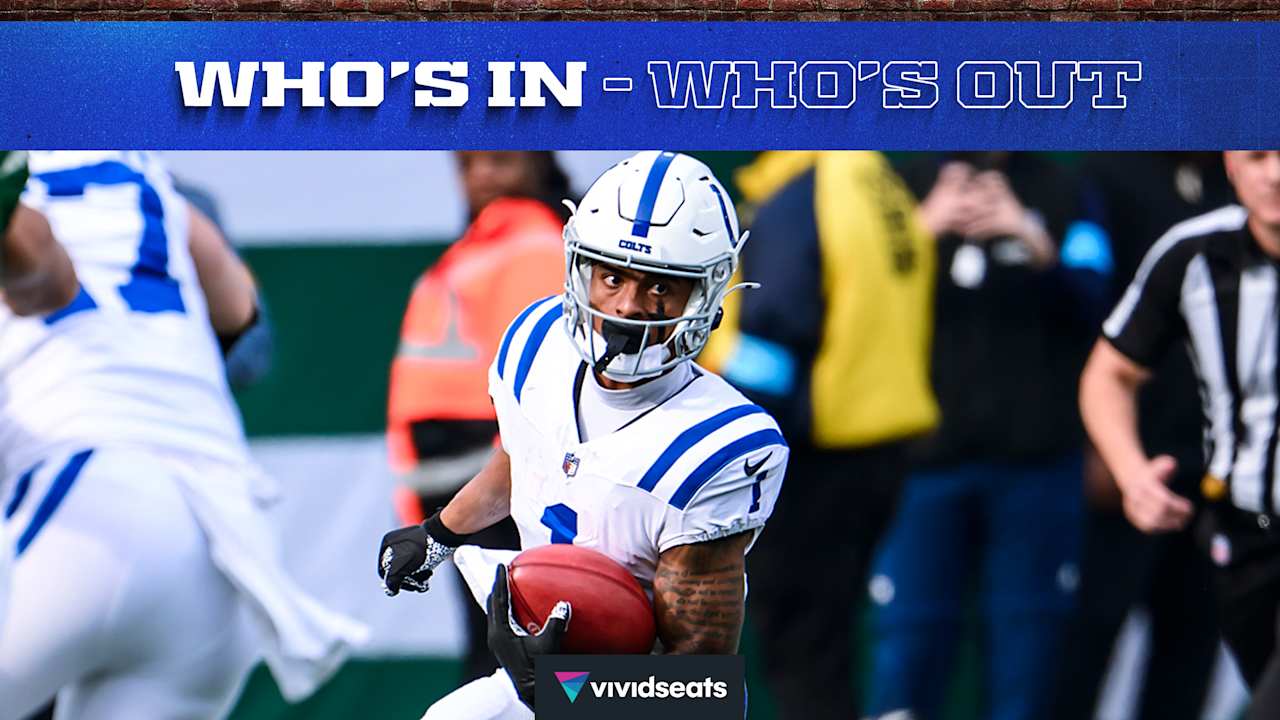 Colts rule out WR Ashton Dulin, T Braden Smith for Week 15 game vs