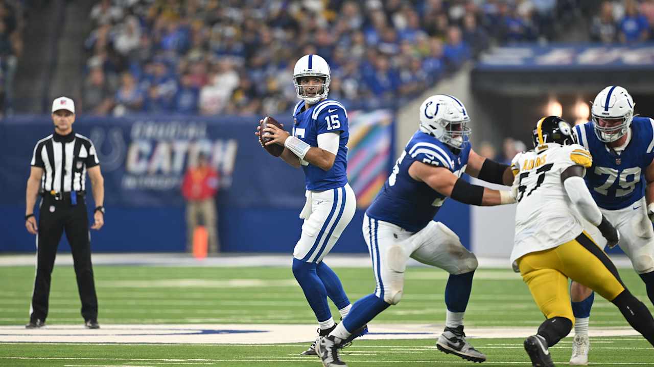 How Joe Flacco came off the bench and helped the Colts beat the Steelers in Week 4