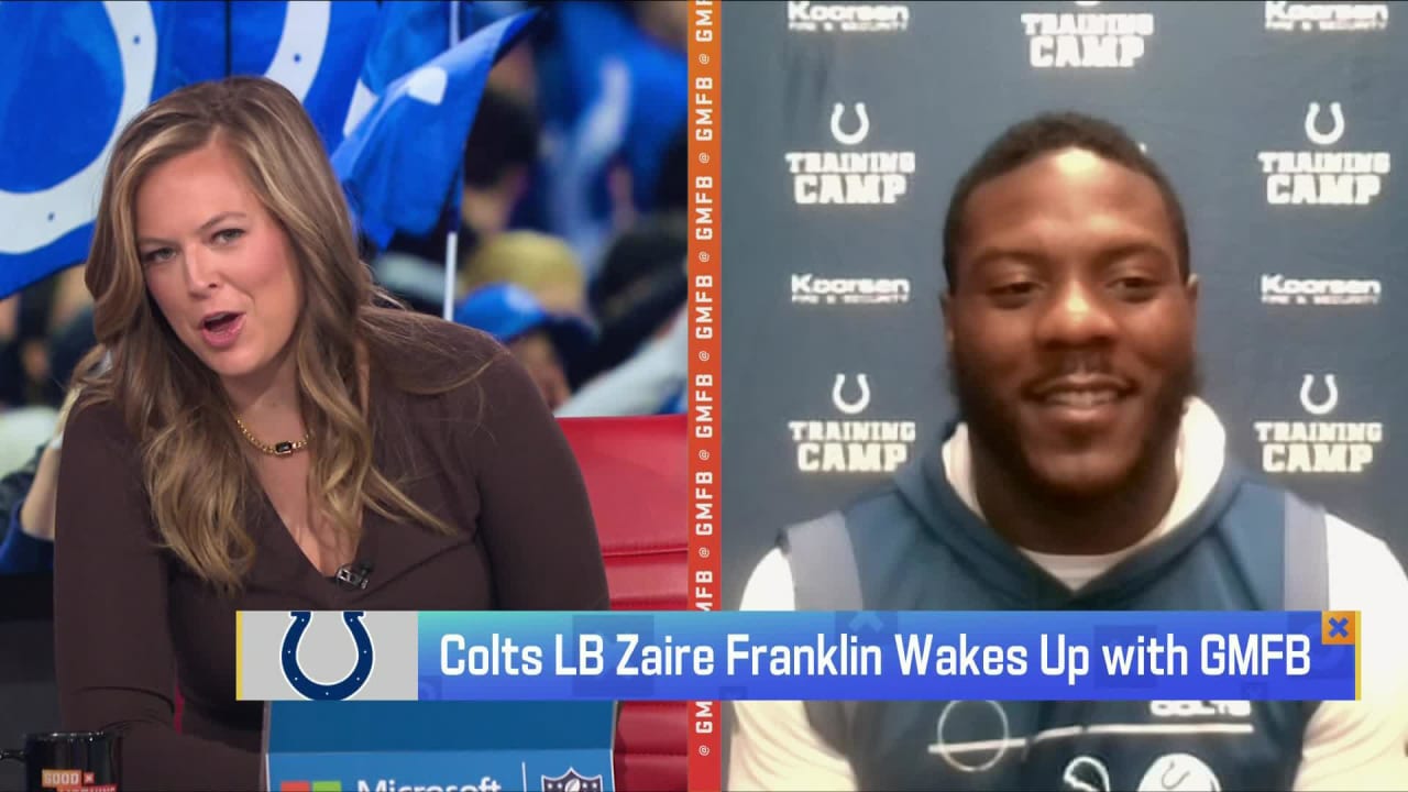 Zaire Franklin reacts to being named to NFL's Top 100 Players of 2025