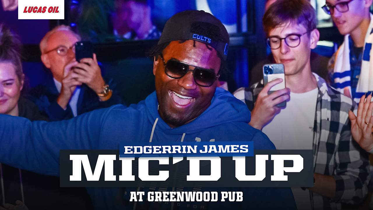 Mic'd Up: Edgerrin James at Colts Weekend Kickoff in London