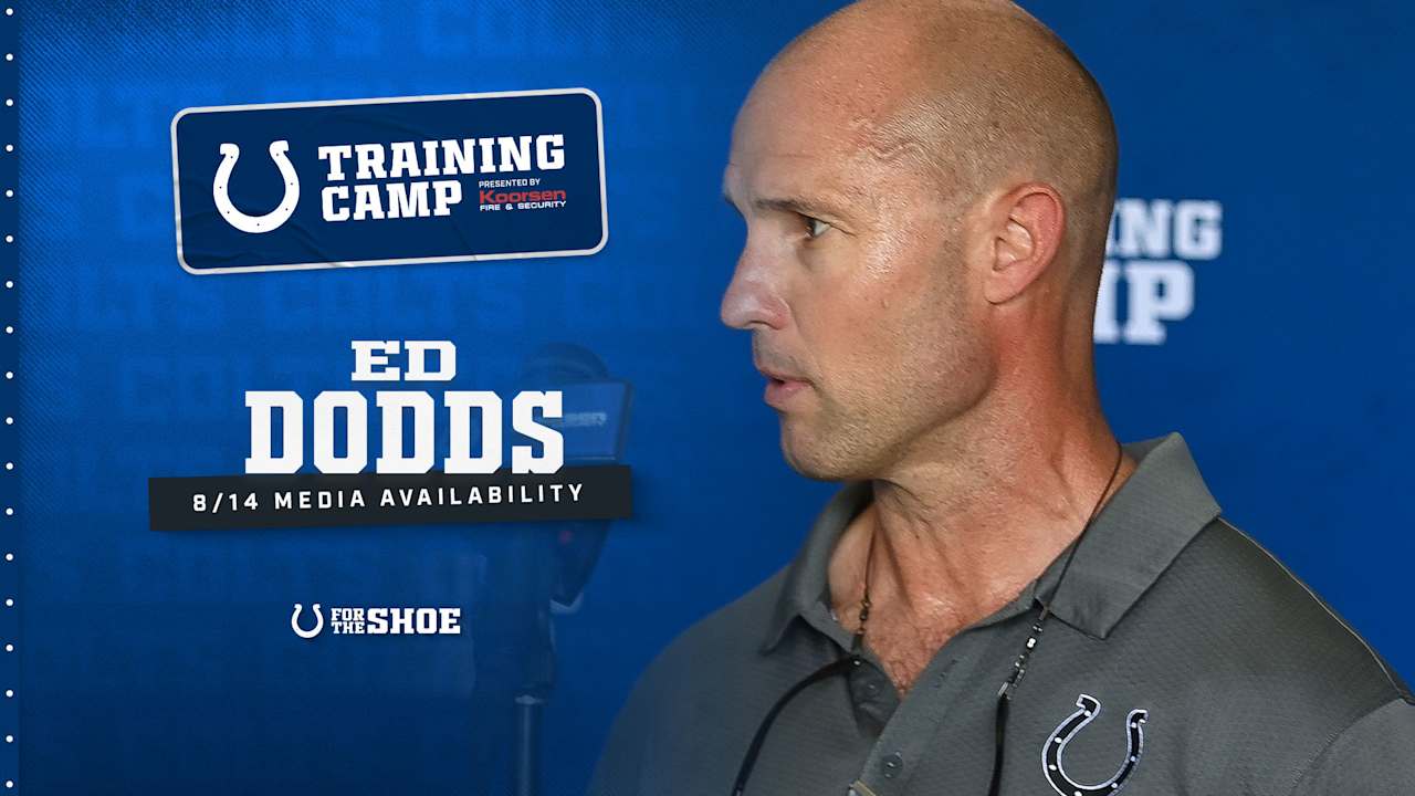 Ed Dodds: Training camp media availability, August 14