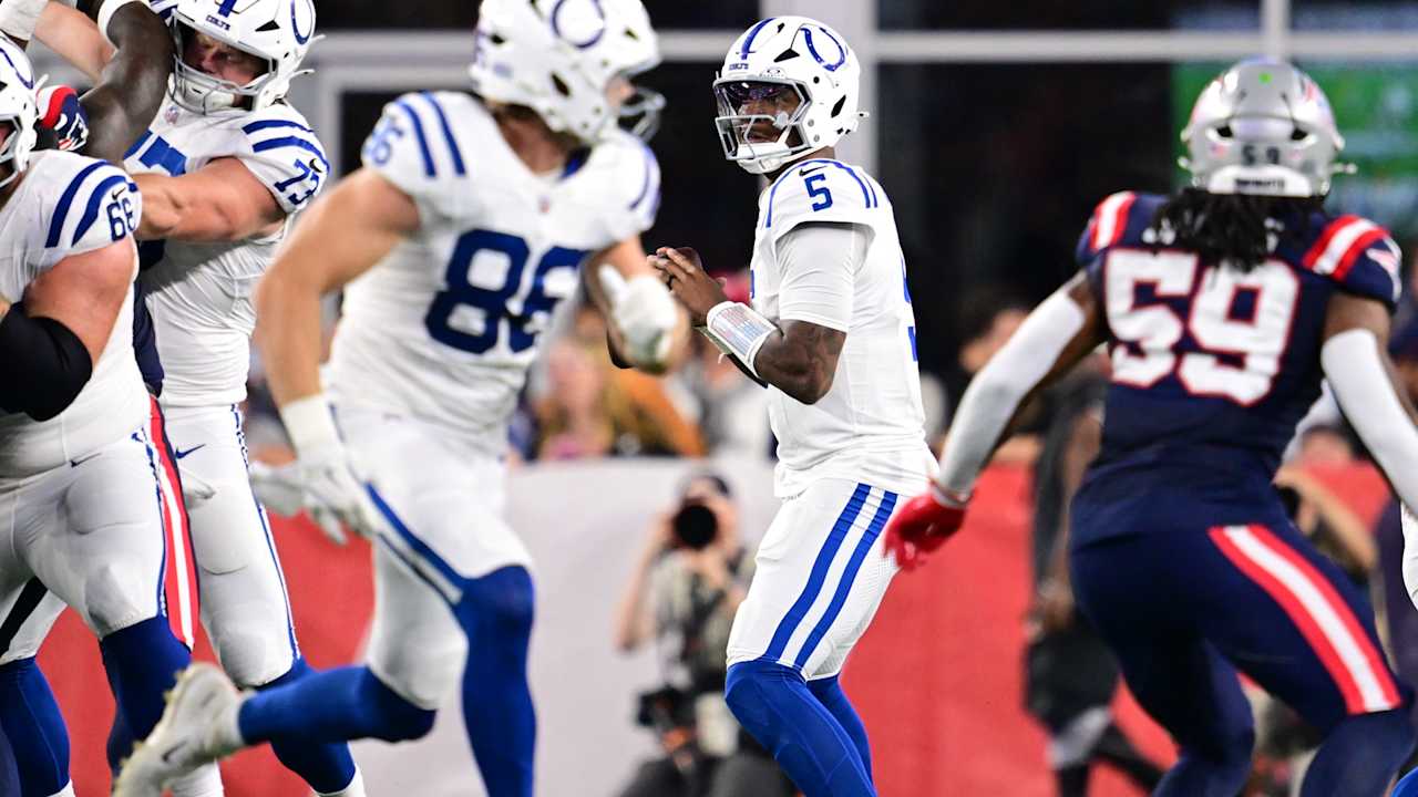 Shane Steichen pleased with Anthony Richardson Sr.'s start vs. Patriots, but QB focuses on mistakes to clean up in Colts' backup quarterback competition