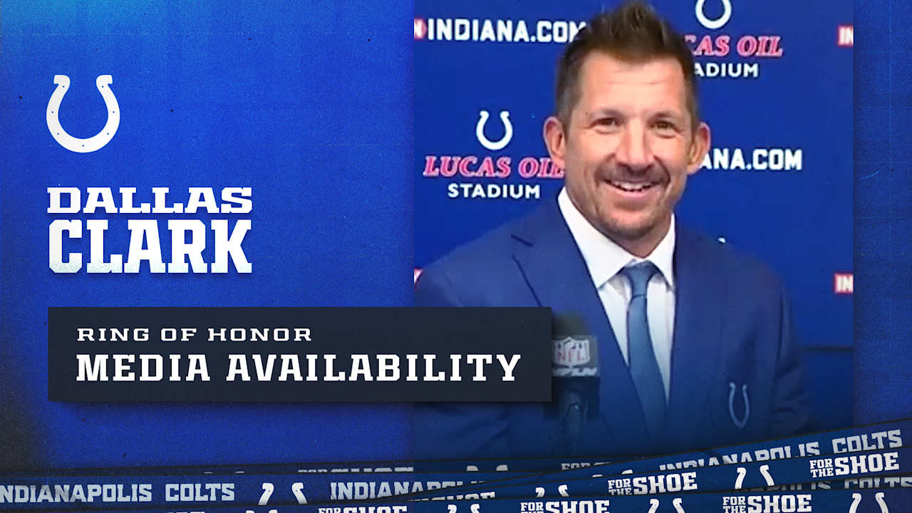 Dallas Clark, Ring of Honor media availability