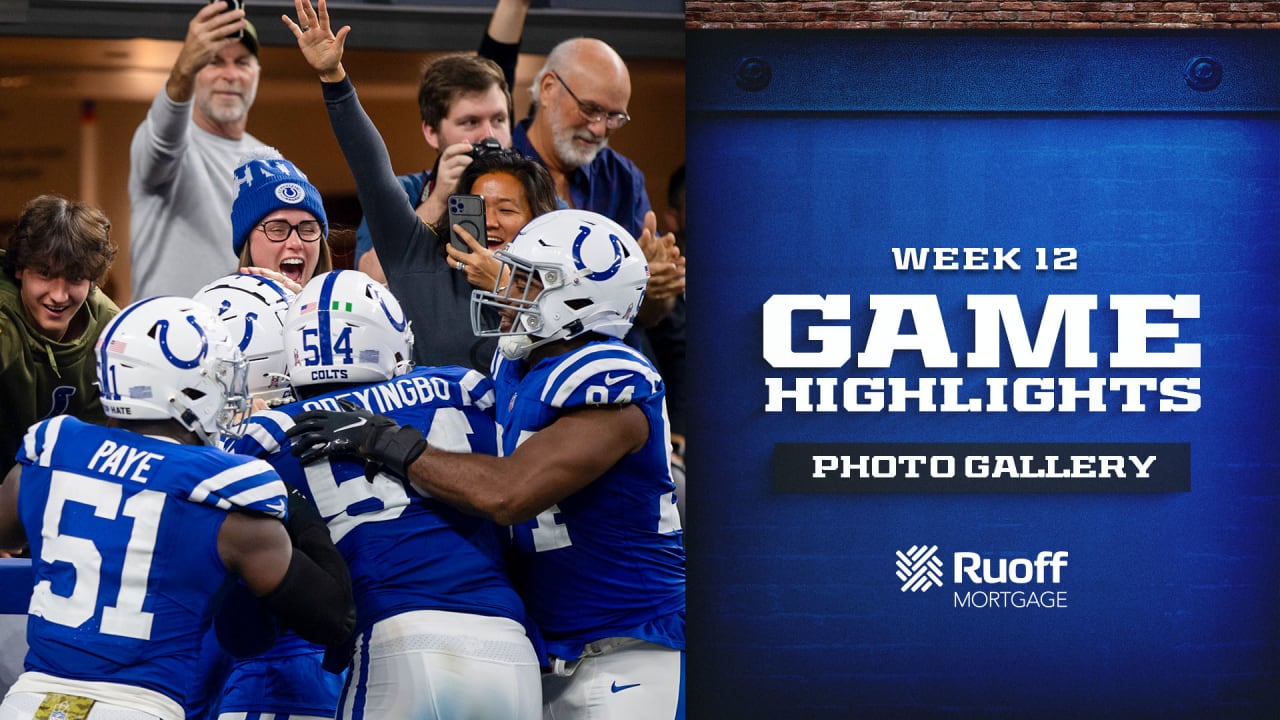 Game Highlights Colts vs. Buccaneers, Week 12