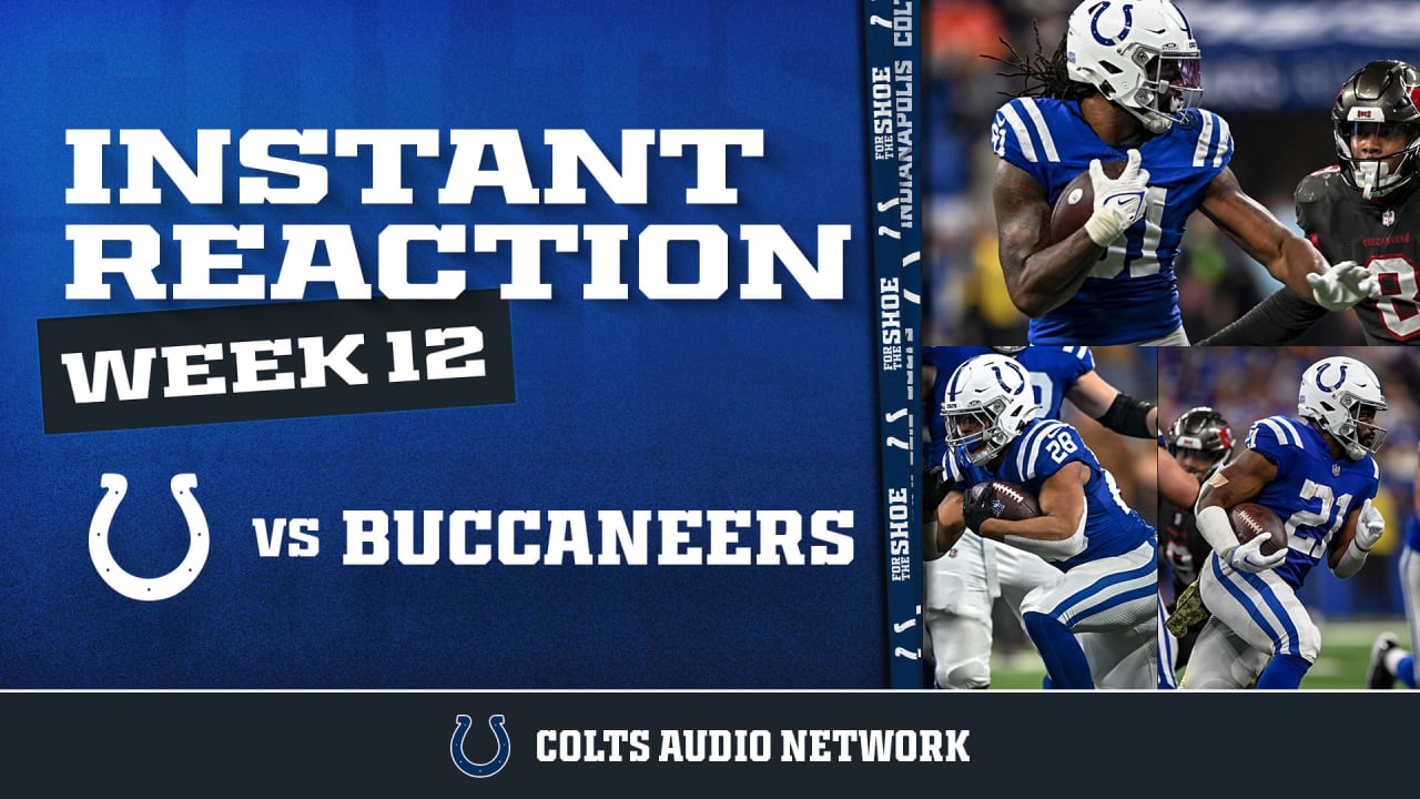 Instant Reaction Colts vs. Buccaneers, Week 12