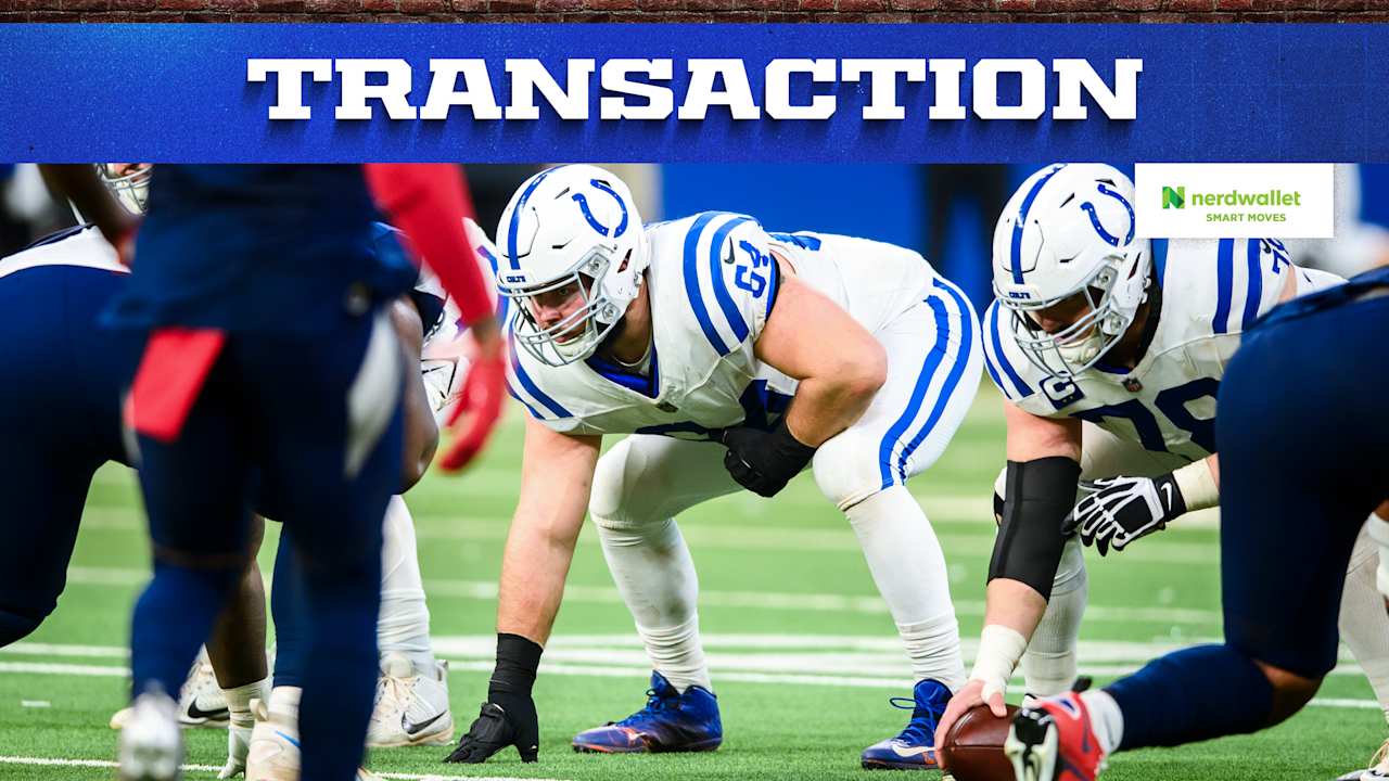 Colts sign G Mark Glowinski to 53man roster from practice squad BVM