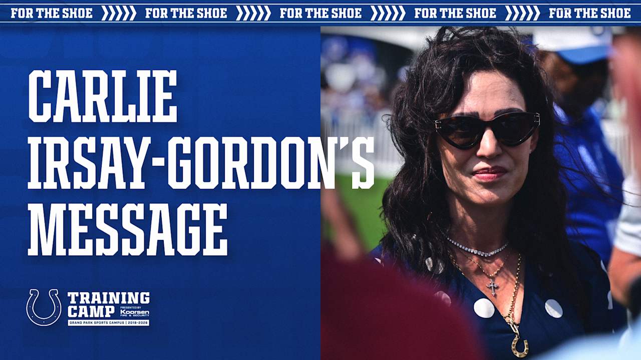Carlie Irsay-Gordon's mantra for 2026 Colts is 'find a way,' and she sees the right people in place to do just that