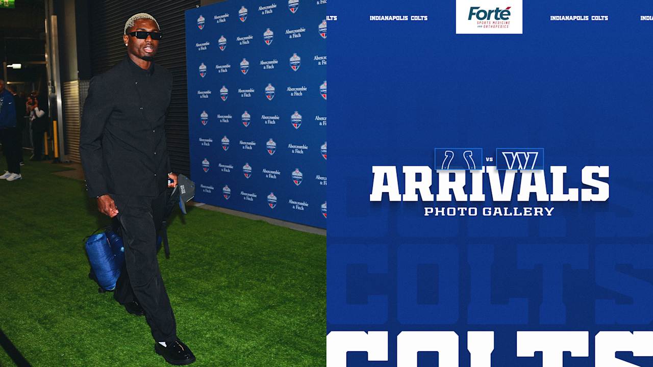 Colts arrive at Tottenham Hotspur Stadium - Colts.com