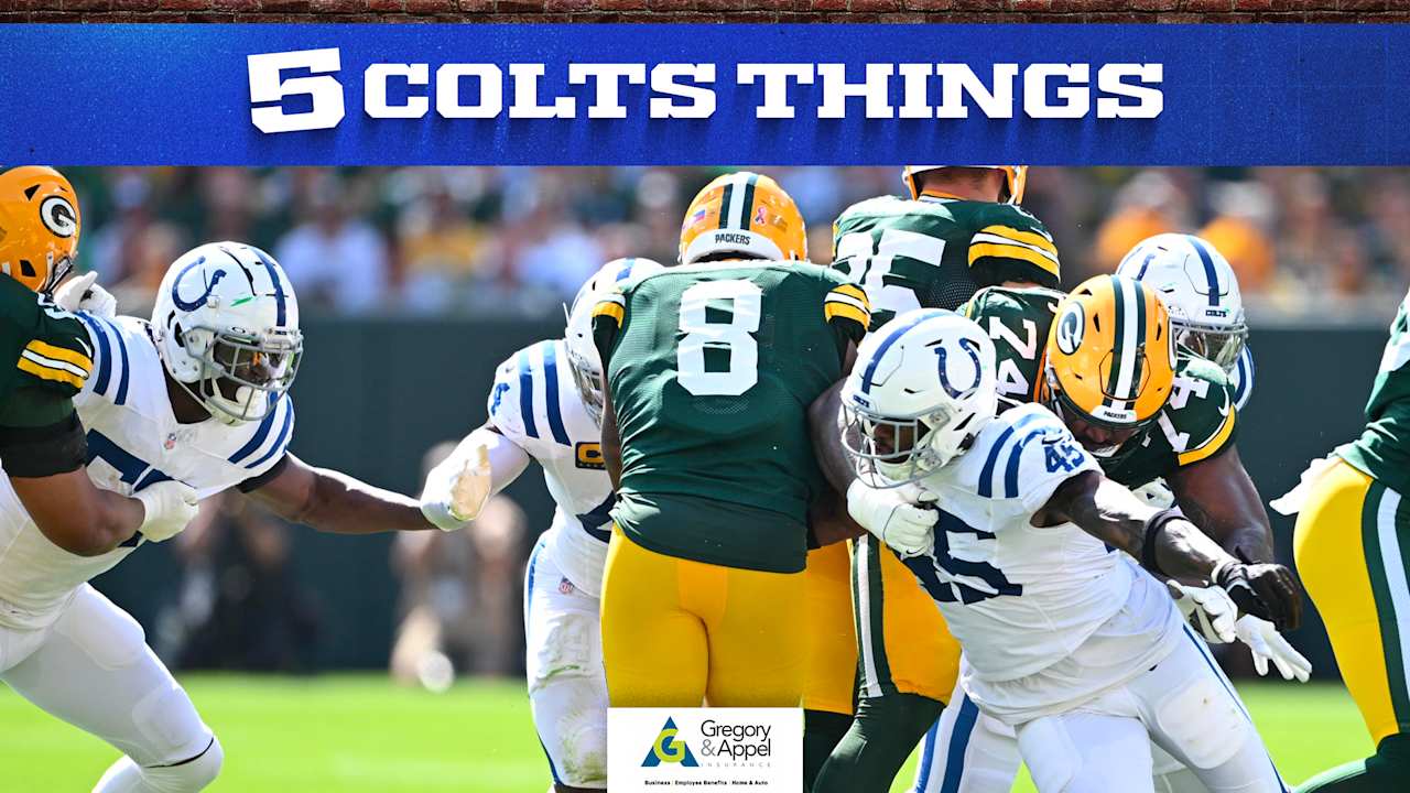 5 Colts Things: Run defense comes to 