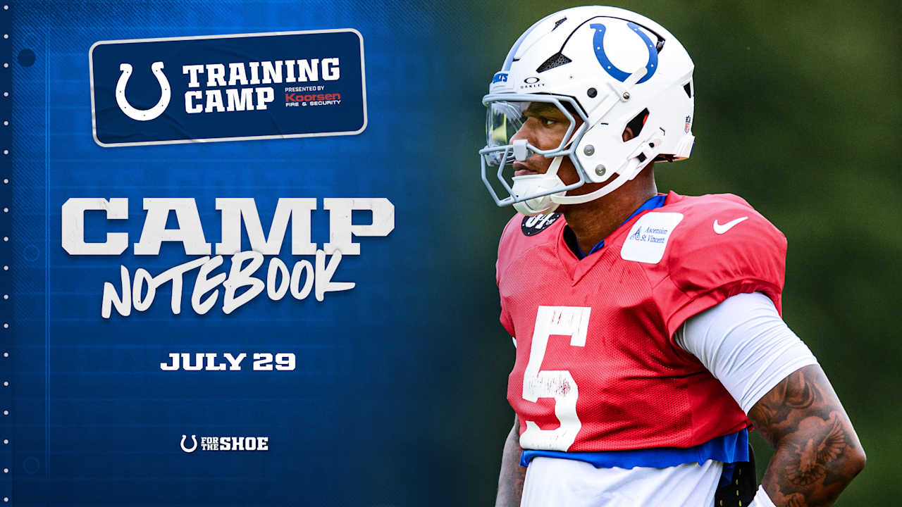 Daniel Jones Anthony Richardson training camp
