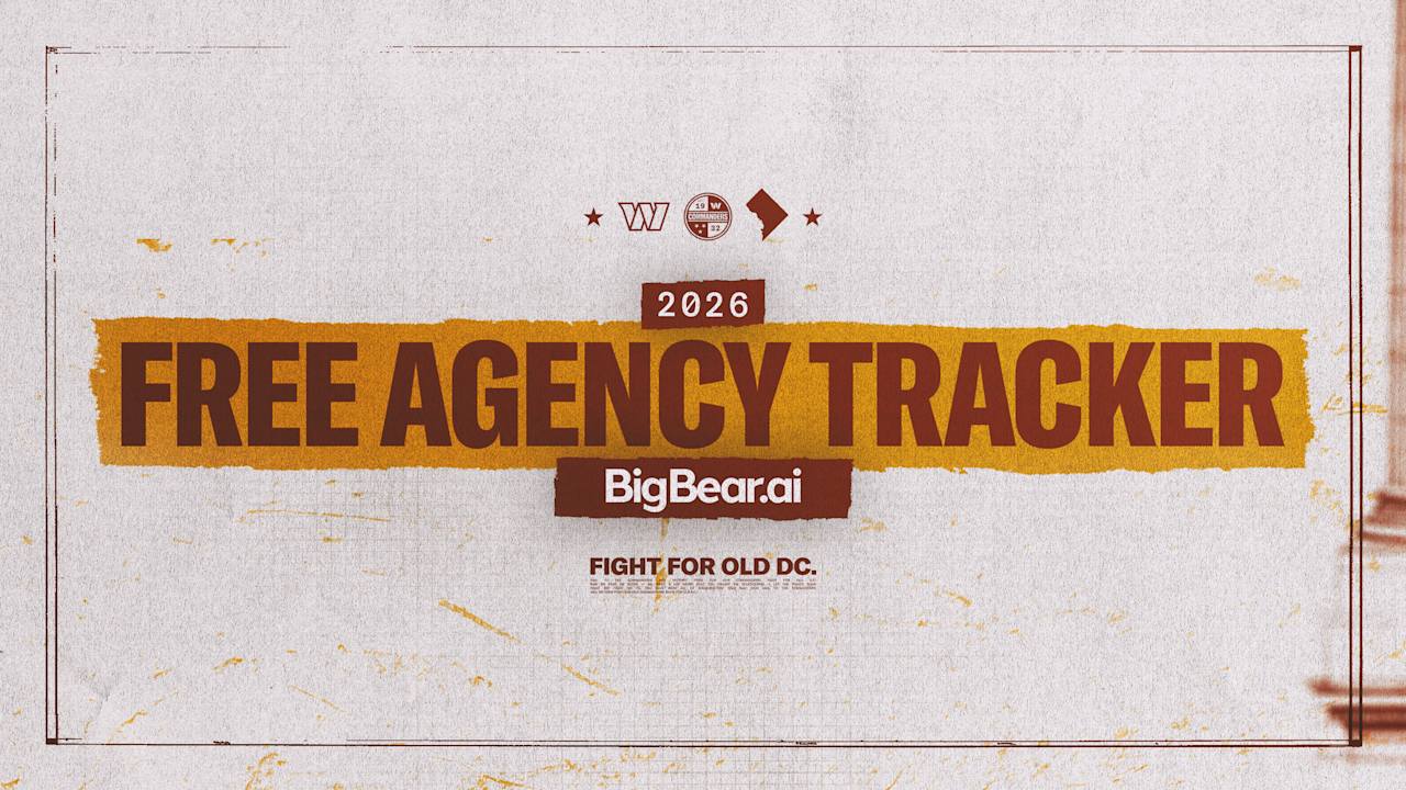 Commanders 2026 free agency tracker - Washington Commanders image