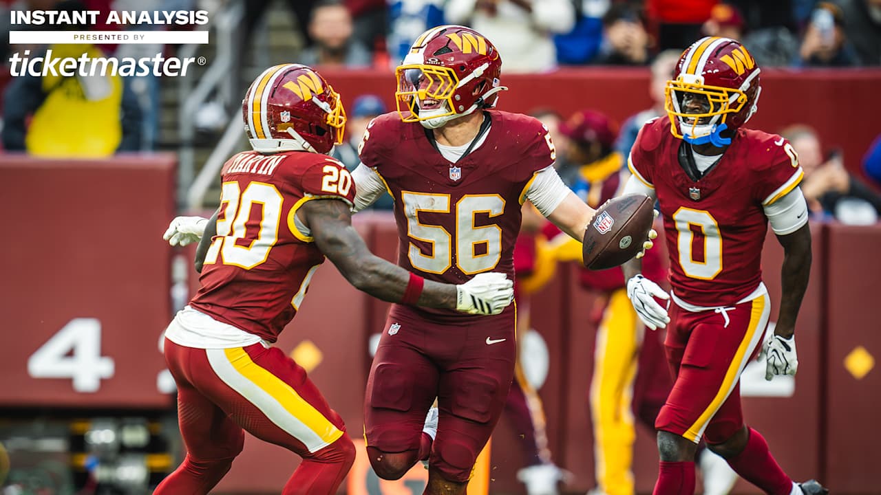Instant analysis | Commanders upset Seahawks with 3 TOs from defense
