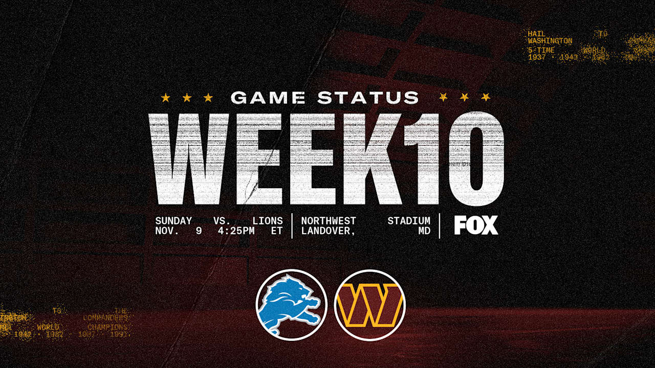 Game Status | Jayden Daniels ruled out but won't need surgery - Washington Commanders