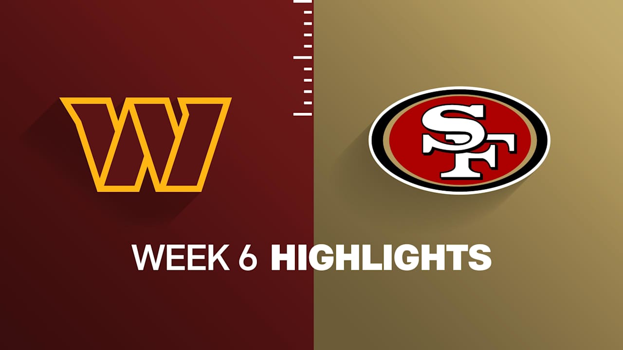 Commanders vs. 49ers highlights Week 6