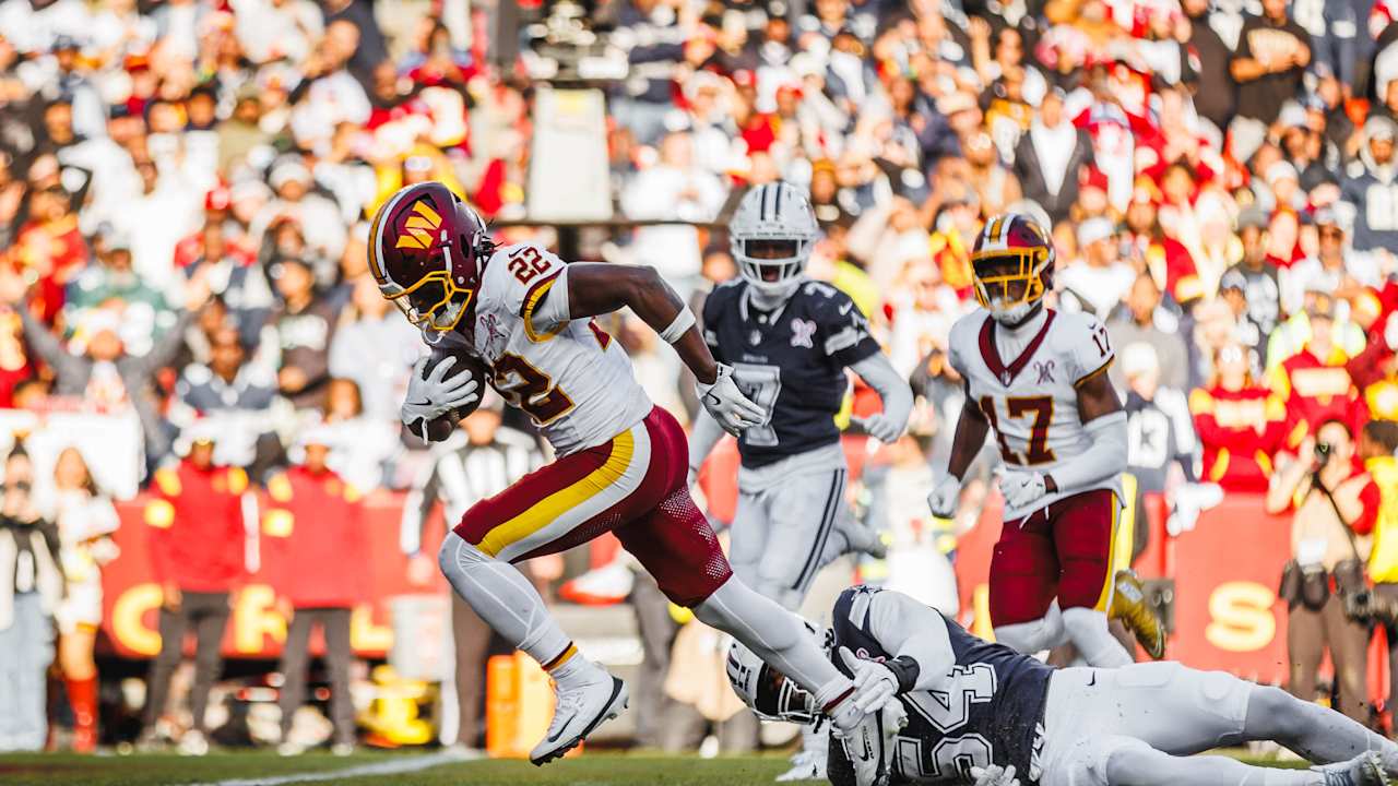 PHOTOS | Every Touchdown from Jacory “Bill” Croskey-Merritt’s Rookie Season