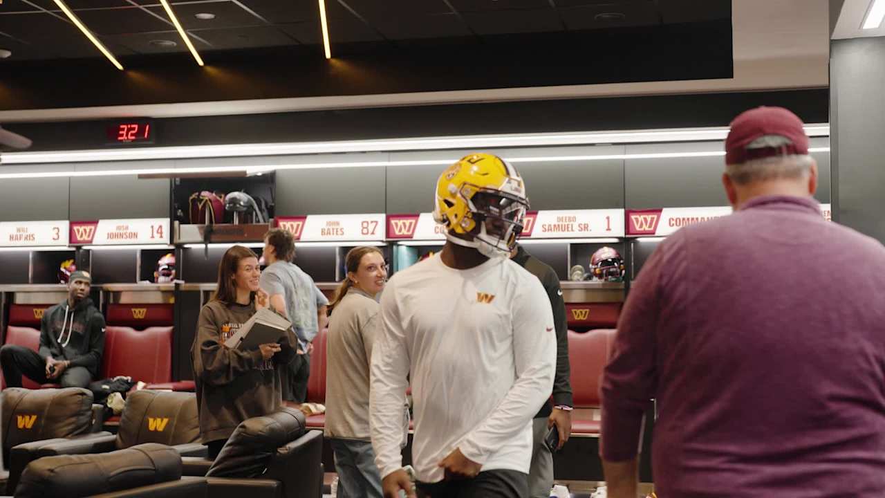 WATCH | Commanders players address the media on Oct. 24