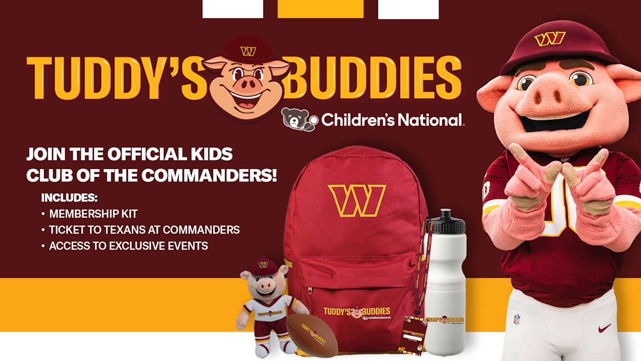Washington Commanders × Children’s National: Tuddy’s Buddies official collaboration image