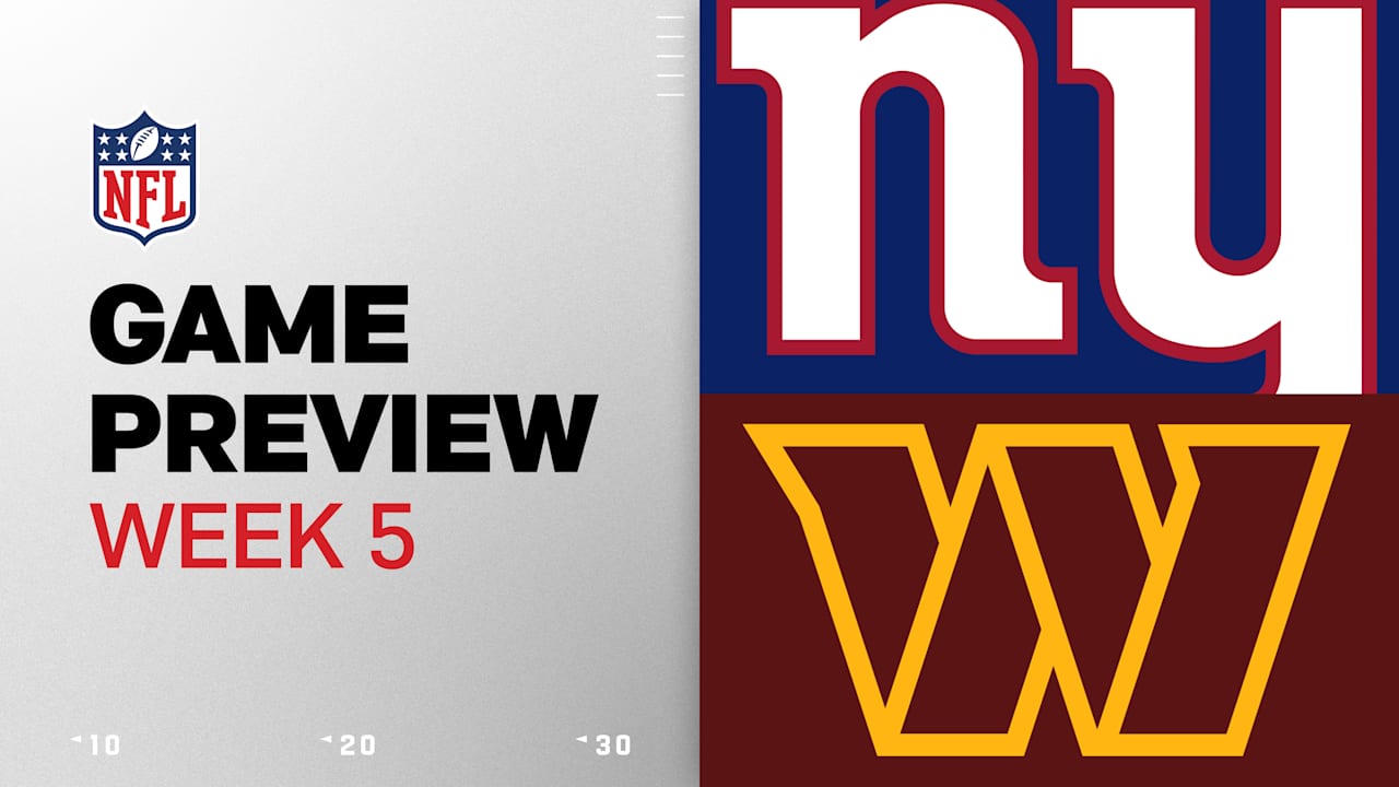 Giants vs. Commanders preview Week 5