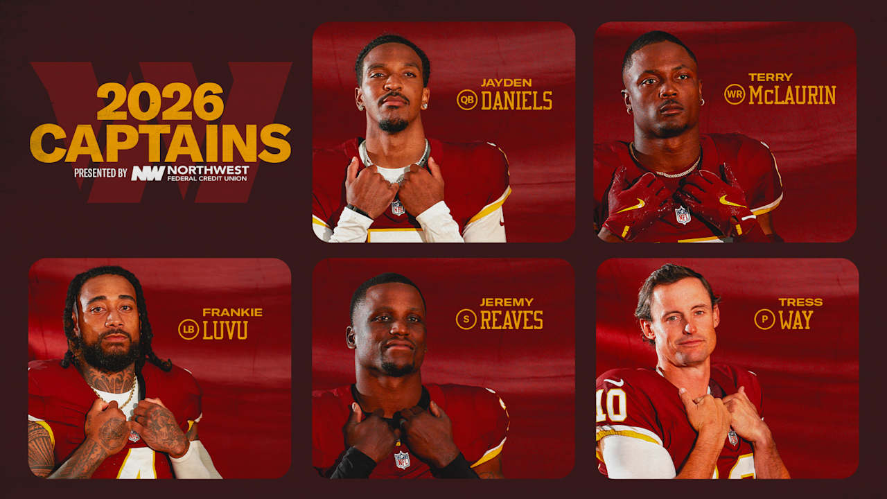 Commanders announce captains for 2026 season