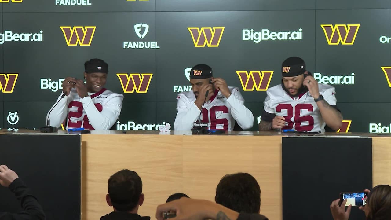RBs Jacory Croskey-Merritt, Chris Rodriguez, Jeremy McNichols