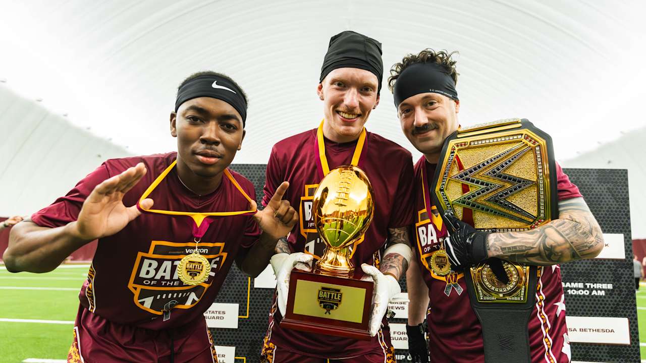 PHOTOS | Inaugural Battle of the Bases Flag Tournament