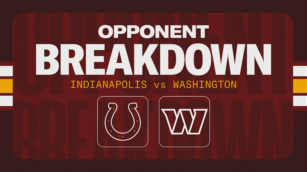 Commanders 2026 opponent breakdown | Colts