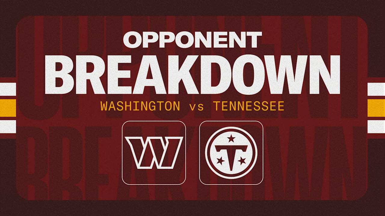 Commanders 2026 opponent breakdown | Tennessee Titans