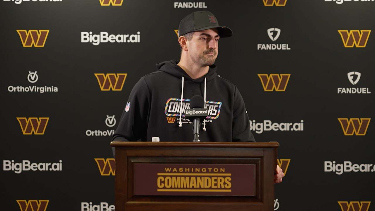 OC David Blough | October 16, 2026 | Press Pass | Washington Commanders ...