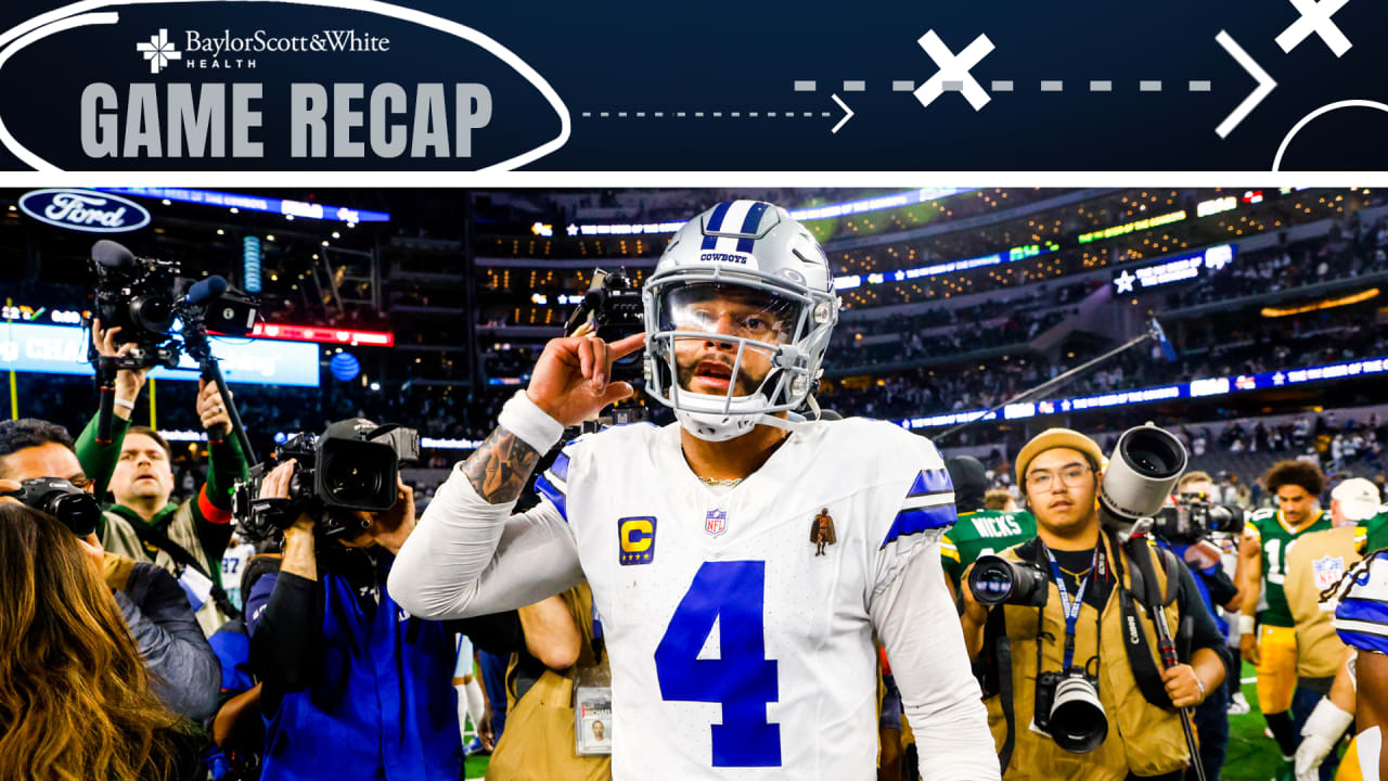 Game Recap Cowboys’ season ends, 4832