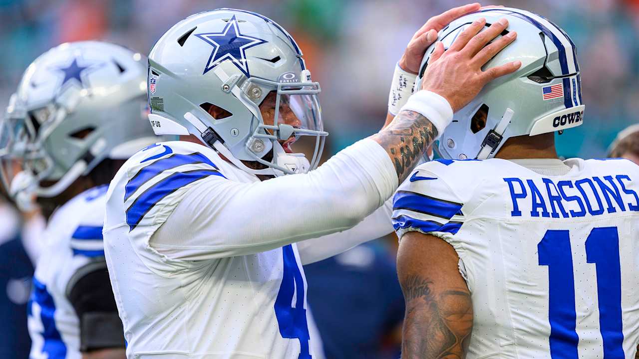 Dak Prescott reacts to Cowboys trading Micah Parsons