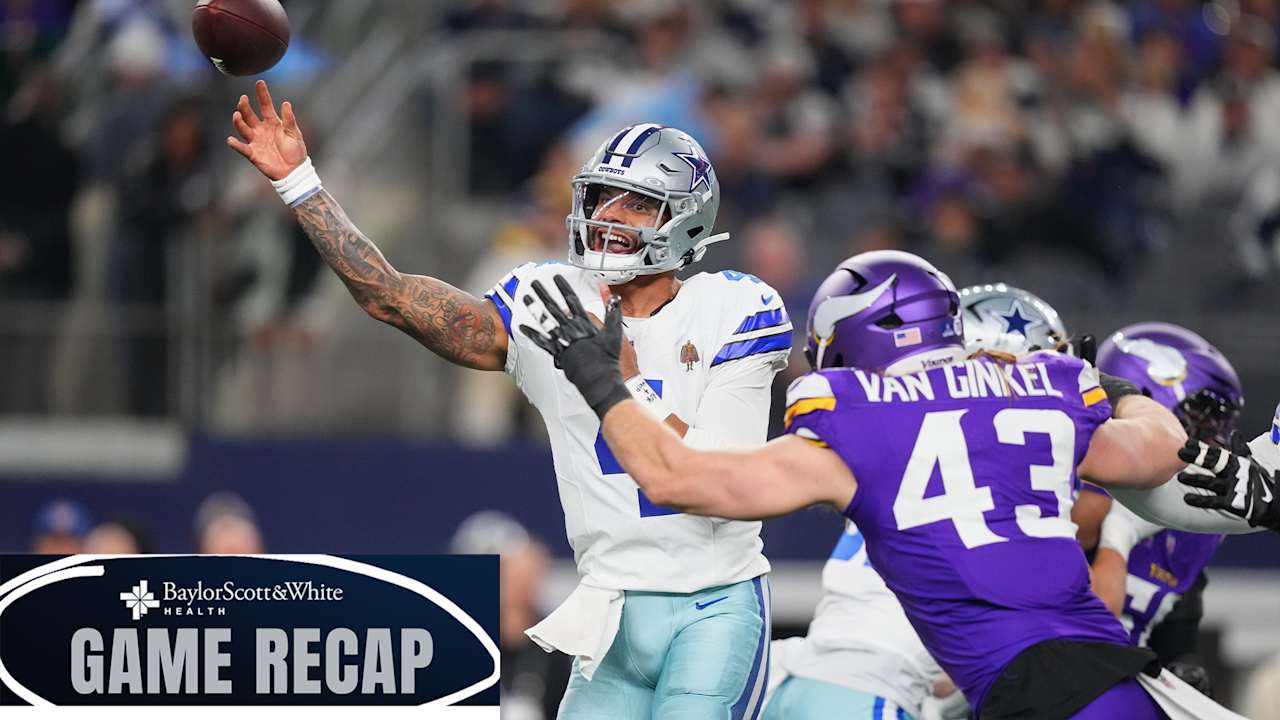 Game Recap: Cowboys lose to Vikings, 34-26