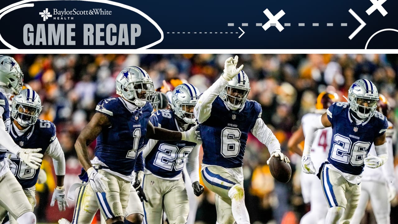 Dallas Cowboys Win NFC East With Dominant 38-10 Victory - BVM Sports