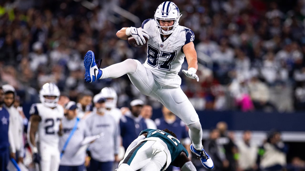 Jake Ferguson talks hurdling Eagles, statement win?