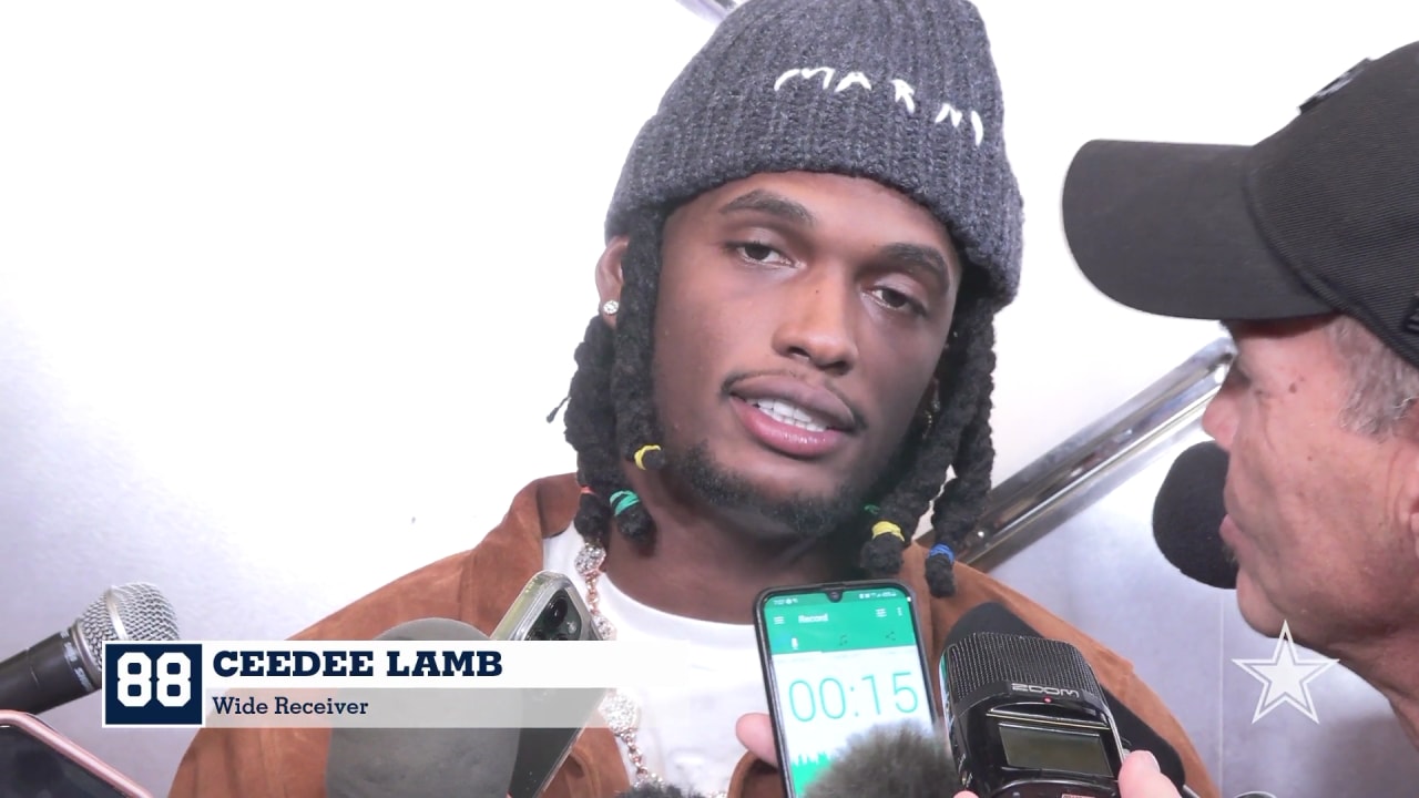 CeeDee Lamb Postgame Week 10 NYGvsDAL