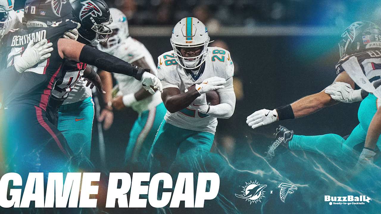 Game Recap: Dolphins Dominate Falcons, 34-10