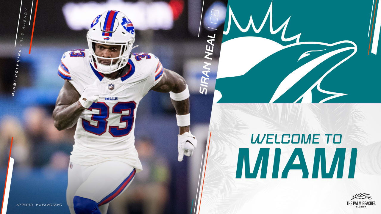 Miami Dolphins Sign Siran Neal