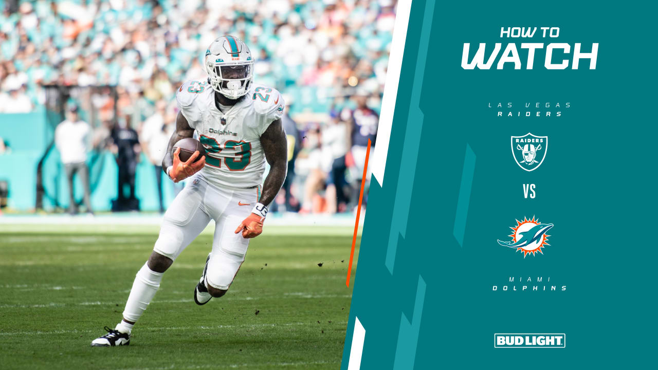 How To Watch, Stream & Listen: Miami Dolphins Vs. Las Vegas Raiders