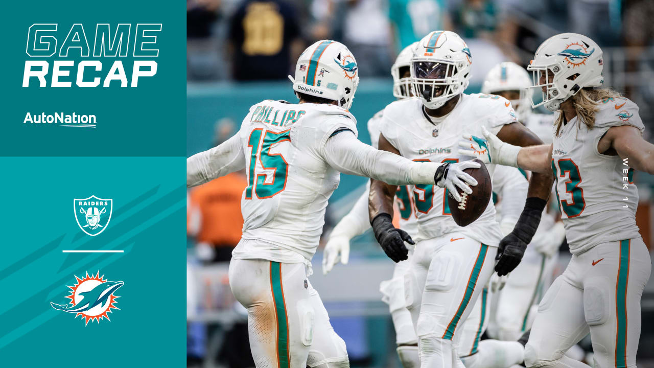 Game Recap Dolphins Defense Records Three Interceptions Holds