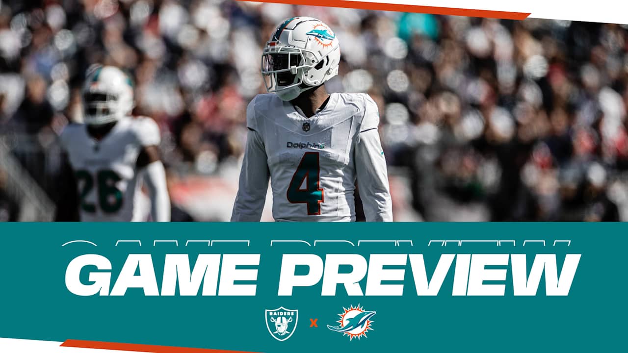 Miami Dolphins vs. Las Vegas Raiders Game Preview