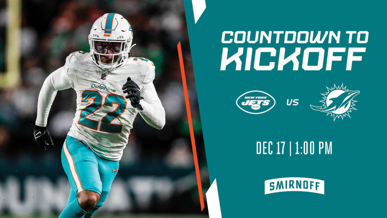 Miami Dolphins vs. New York Jets Countdown to Kickoff