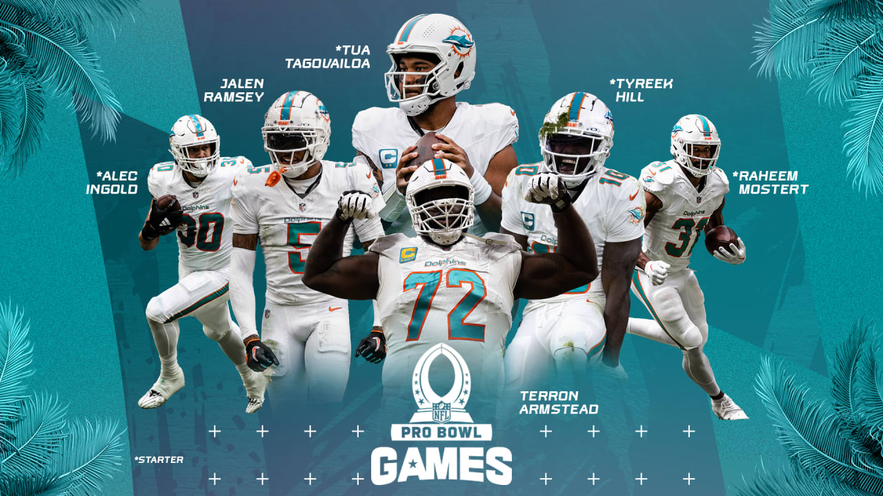 Six Dolphins Named to AFC Pro Bowl Games Roster