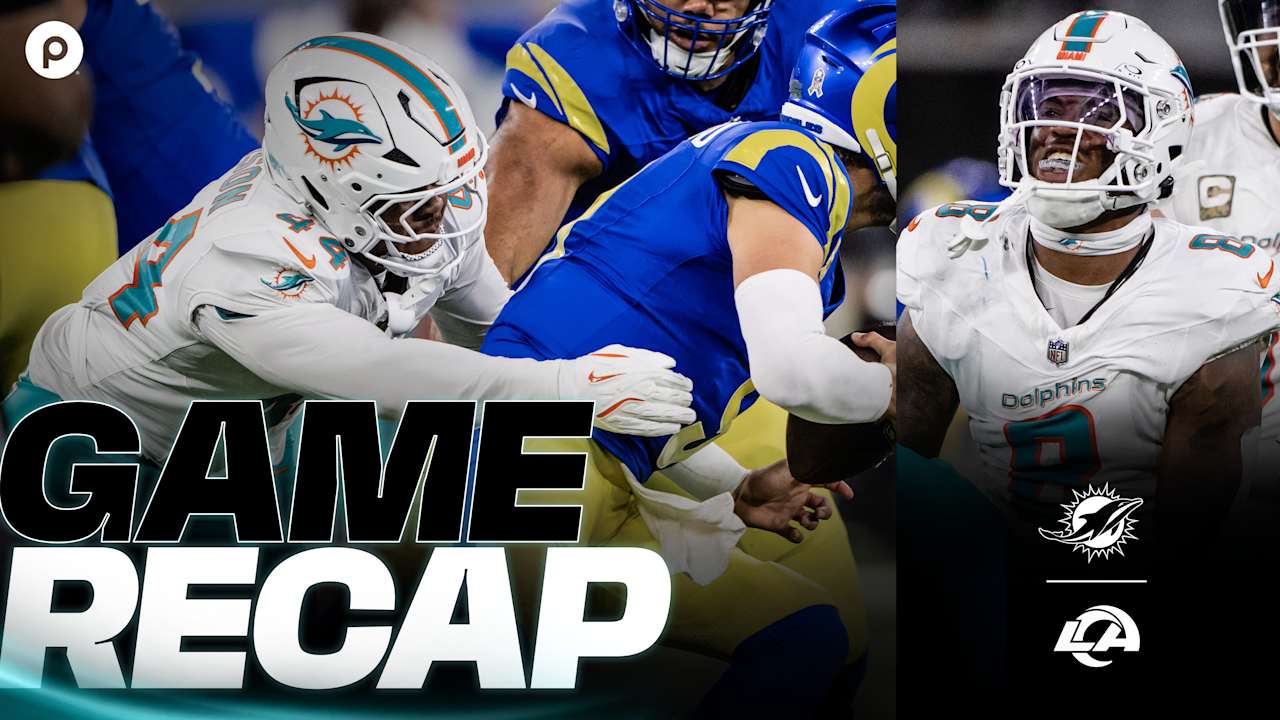 Game Recap: Dolphins Prevent Rams From Reaching End Zone in Pivotal 23-15 Win