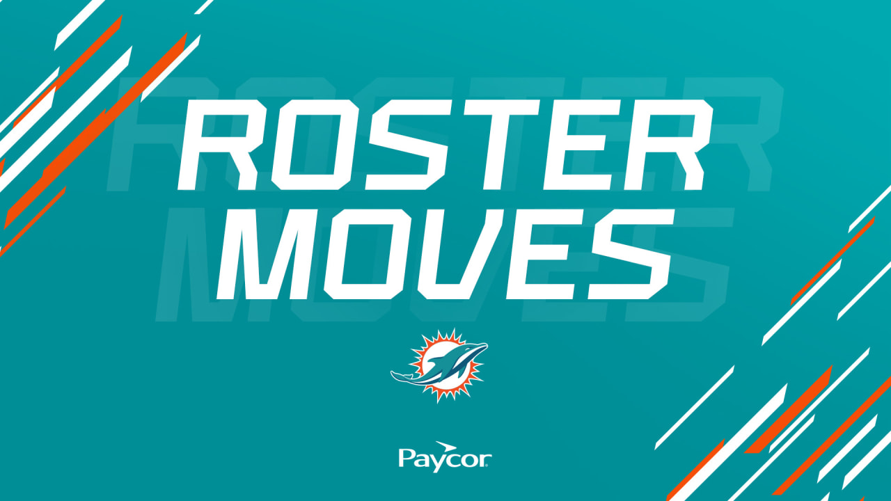 Miami Dolphins Make Roster Moves – MiamiDolphins