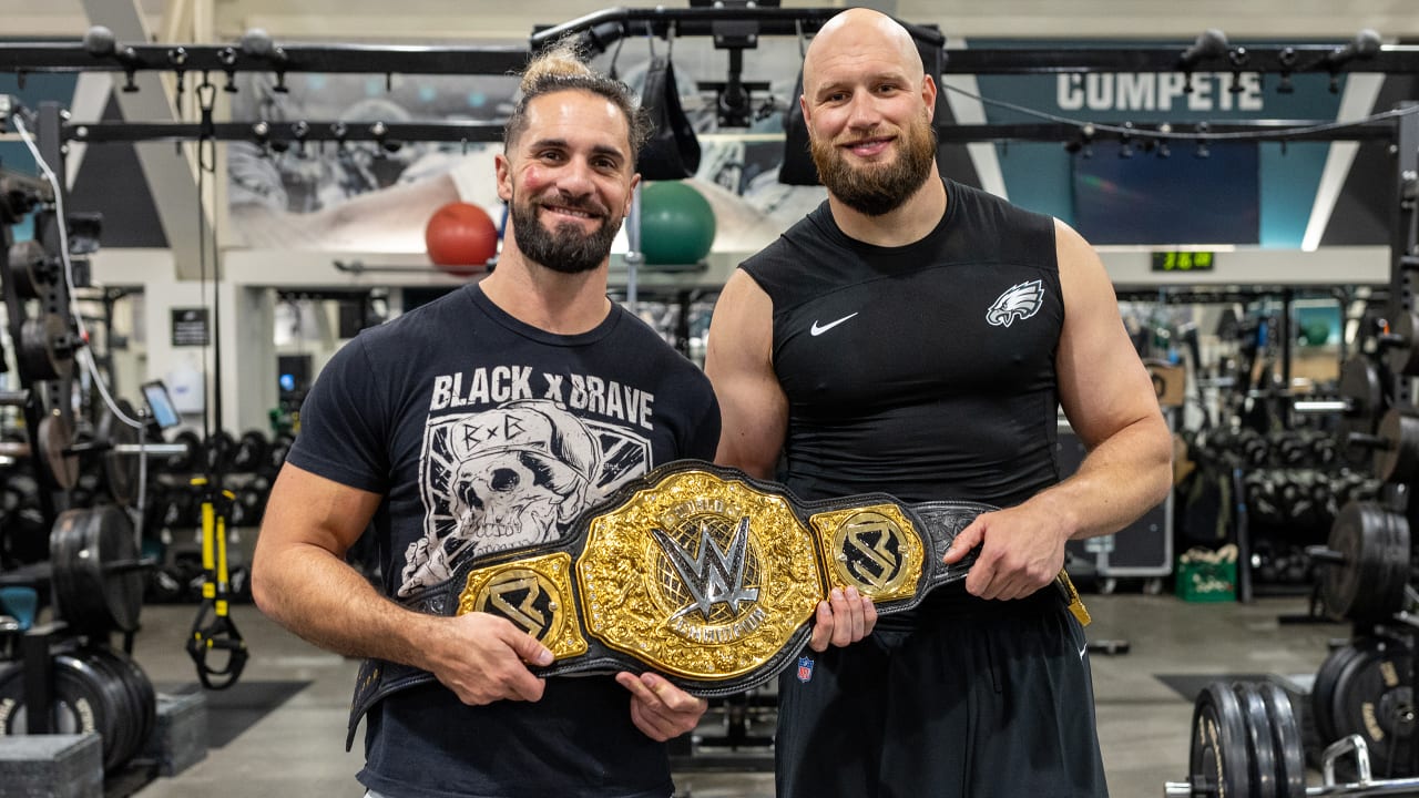 Inside the Gym: Lane Johnson and WWE star Seth Rollins' EXTREME workout