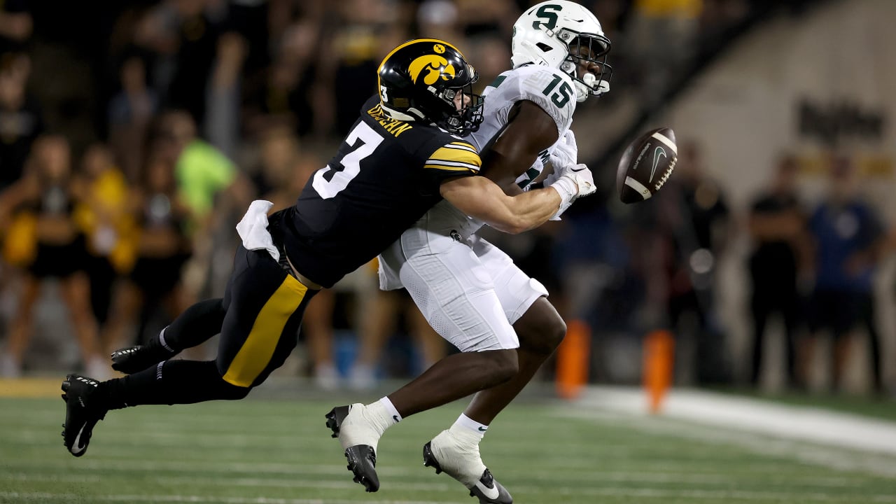 Highlights Cooper DeJean's college career at Iowa