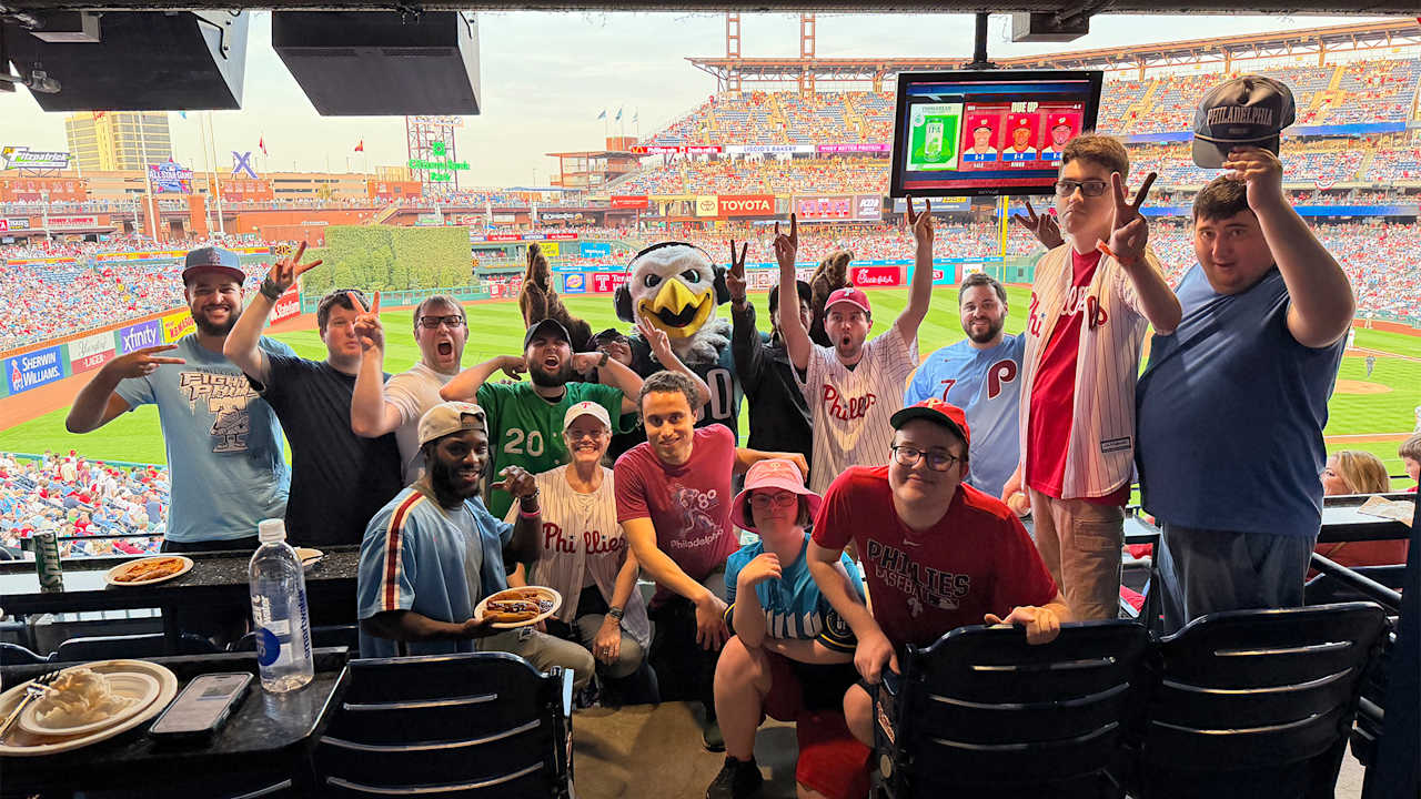Photos: Eagles celebrate Autism Awareness Night at Phillies game