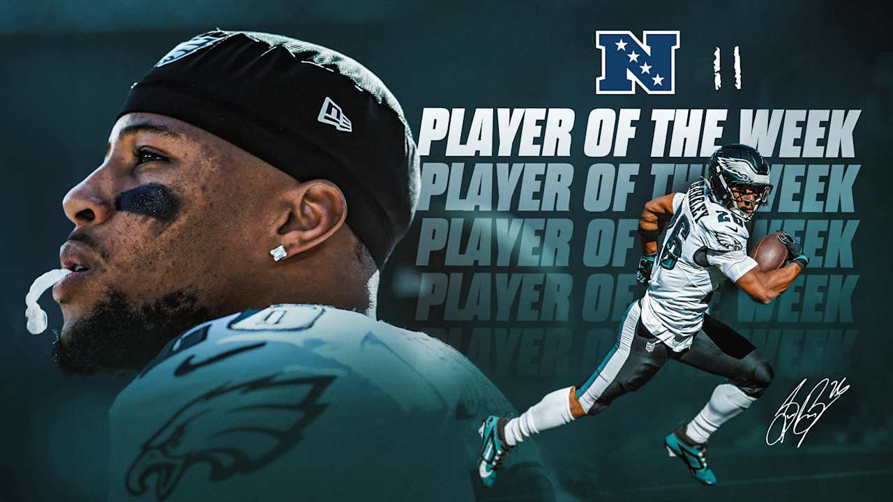 Saquon Barkley earns NFC Offensive Player of the Week