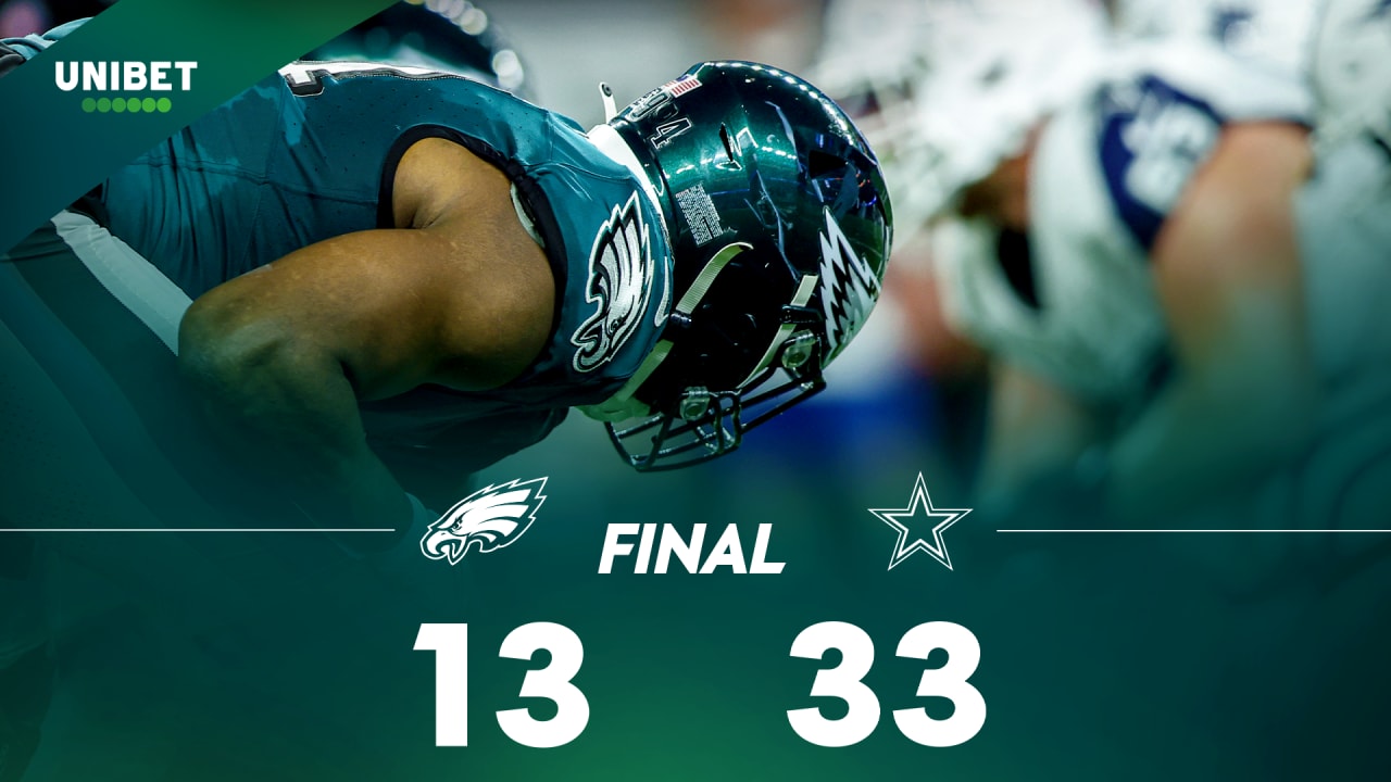 Game Recap Cowboys 33, Eagles 13