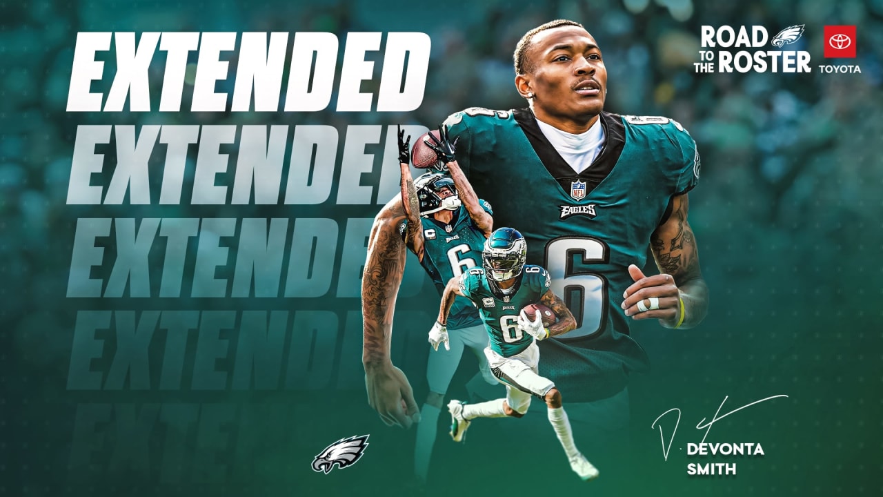 Eagles agree to terms with DeVonta Smith on a 3-year contract extension
